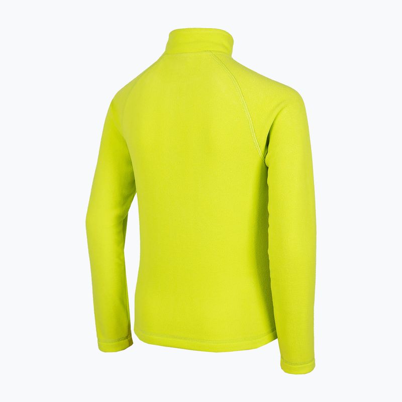 Children's 4F fleece sweatshirt green HJZ22-JBIMP001 9