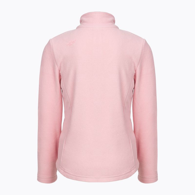 Children's 4F fleece sweatshirt pink HJZ22-JPLD001 2