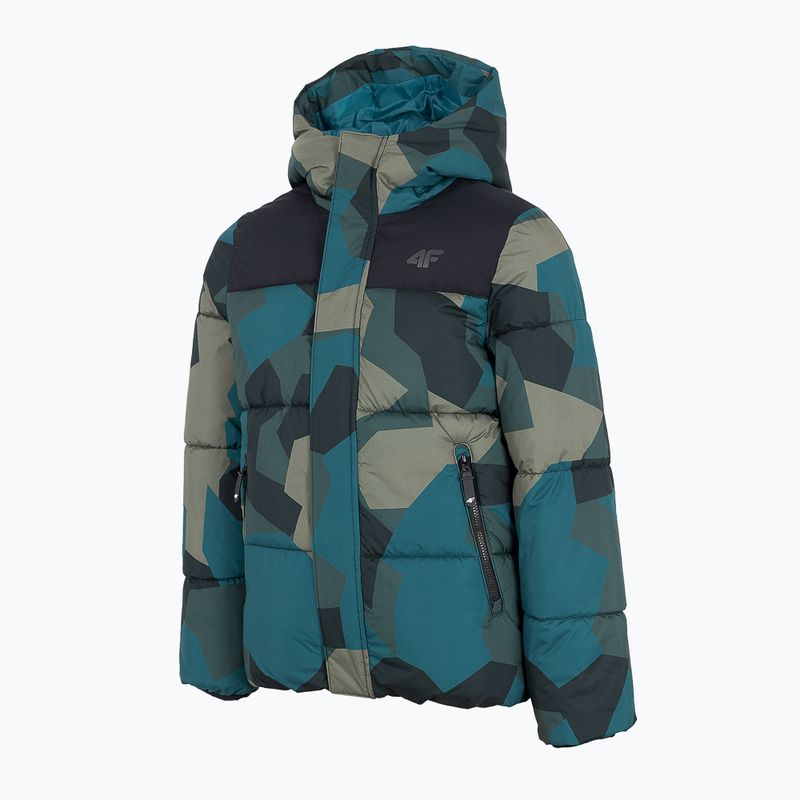 Children's down jacket 4F green HJZ22-JKUMP004 3