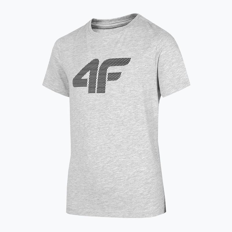 Children's T-shirt 4F grey HJZ22-JTSM002 3
