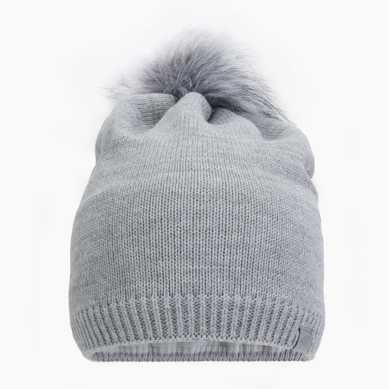 Women's winter beanie 4F grey H4Z22-CAD009 2