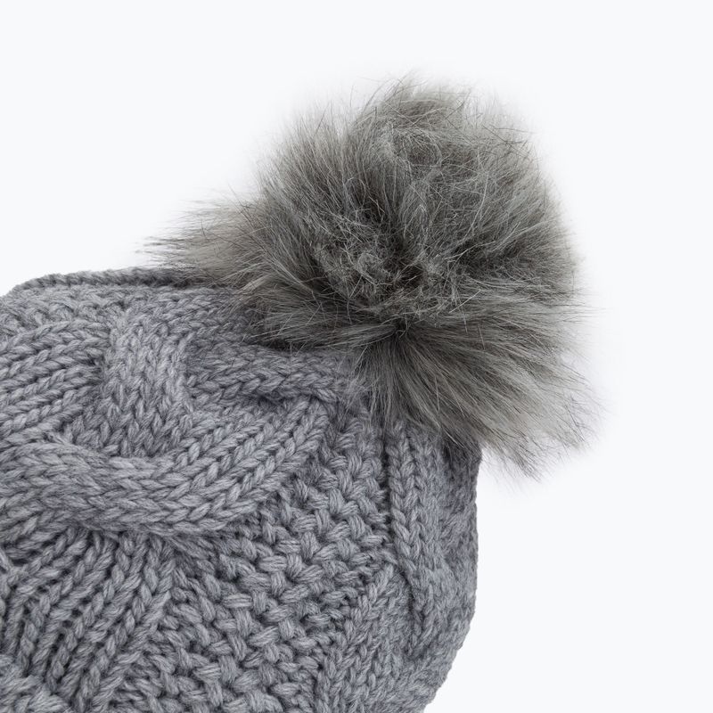 Women's winter beanie 4F grey H4Z22-CAD010 4