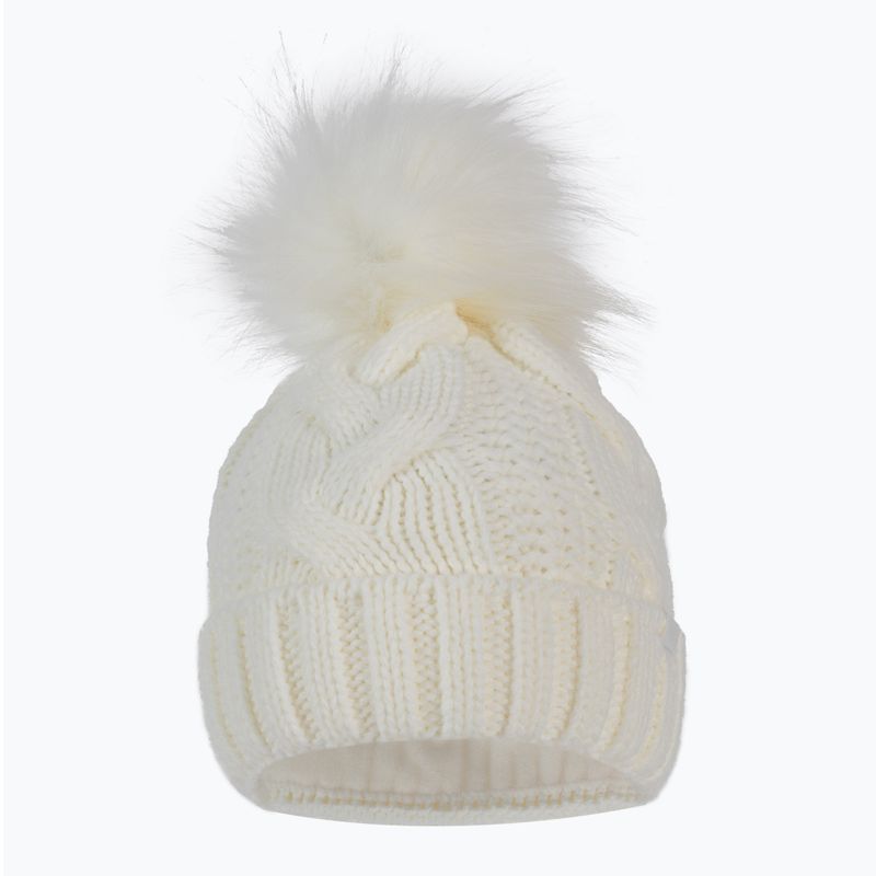 Women's winter beanie 4F white H4Z22-CAD010 2