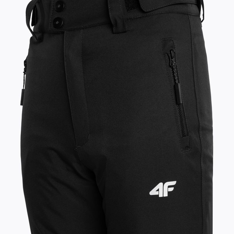 Children's ski trousers 4F black HJZ22-JSPDN001 6