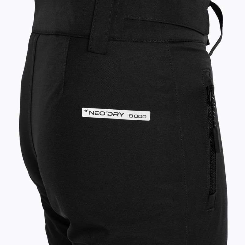Children's ski trousers 4F black HJZ22-JSPDN001 7