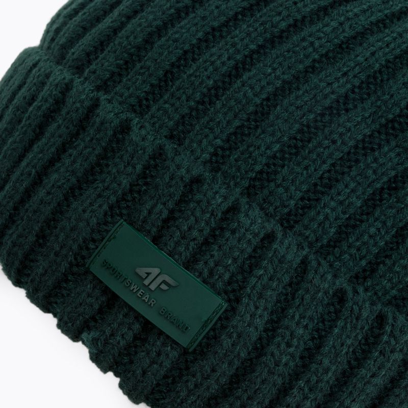 Men's winter beanie 4F green H4Z22-CAM009 3