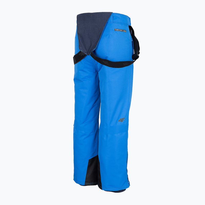 Children's ski trousers 4F blue HJZ22-JSPMN001 4