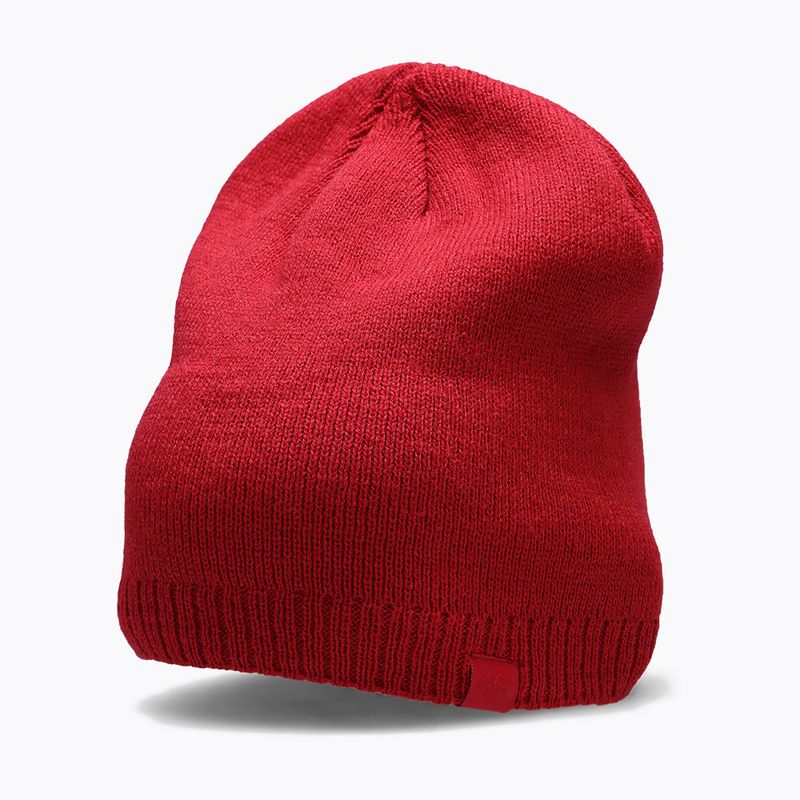 Men's winter beanie 4F red H4Z22-CAM002 4