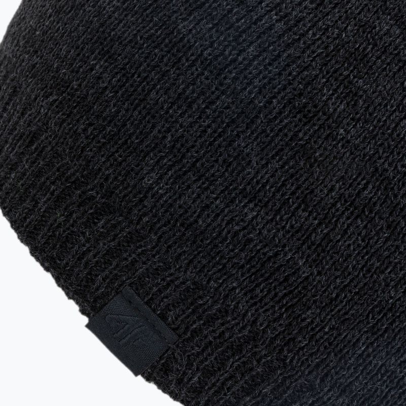 Men's winter beanie 4F grey H4Z22-CAM002 3