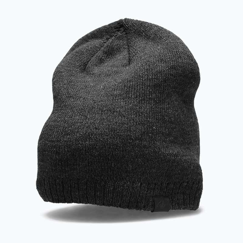 Men's winter beanie 4F grey H4Z22-CAM002 4