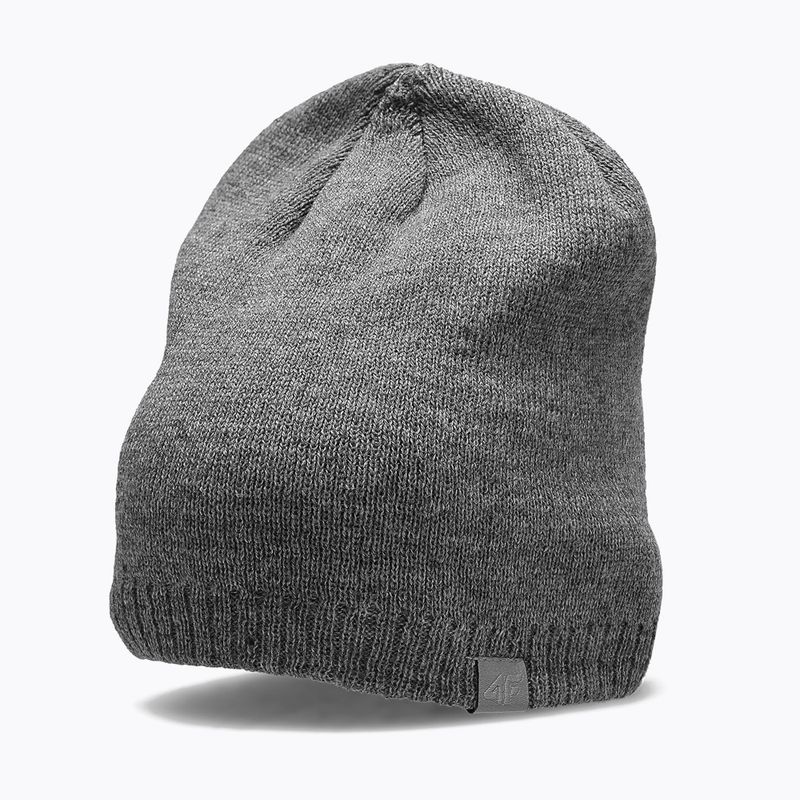 Men's winter beanie 4F grey H4Z22-CAM002 4