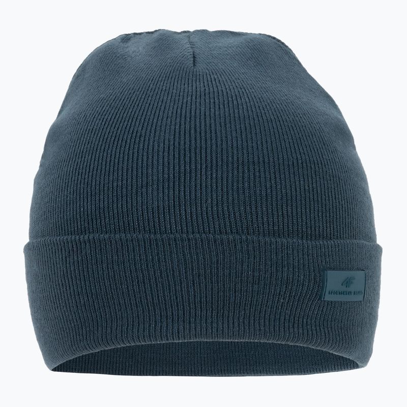 Men's winter beanie 4F blue H4Z22-CAM004 2