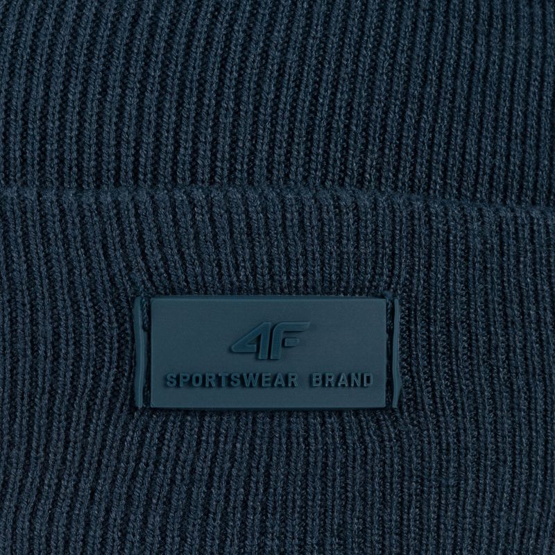 Men's winter beanie 4F blue H4Z22-CAM004 4