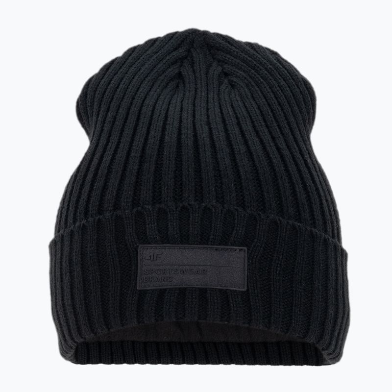 Men's winter beanie 4F black H4Z22-CAM013 2