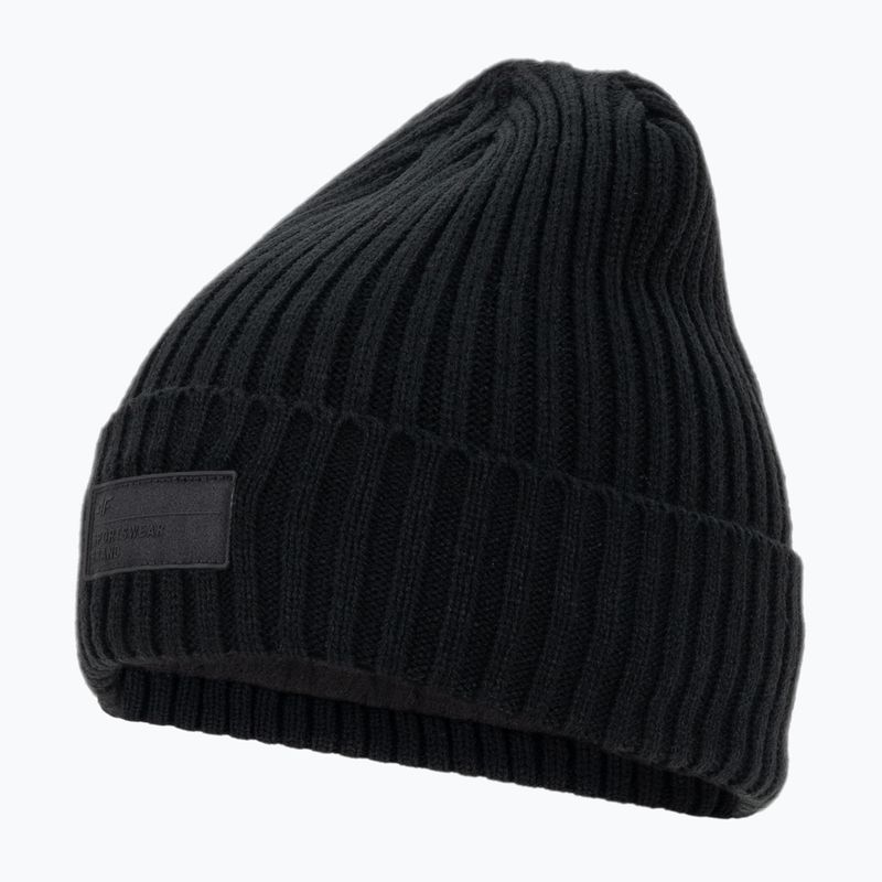 Men's winter beanie 4F black H4Z22-CAM013 3