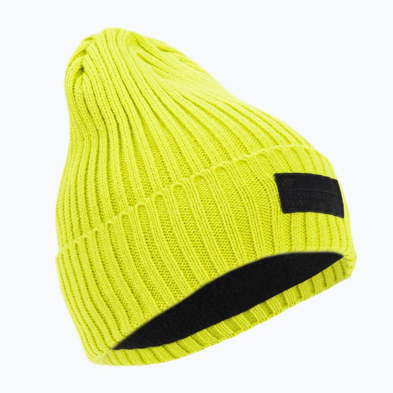 Men's winter beanie 4F green H4Z22-CAM013