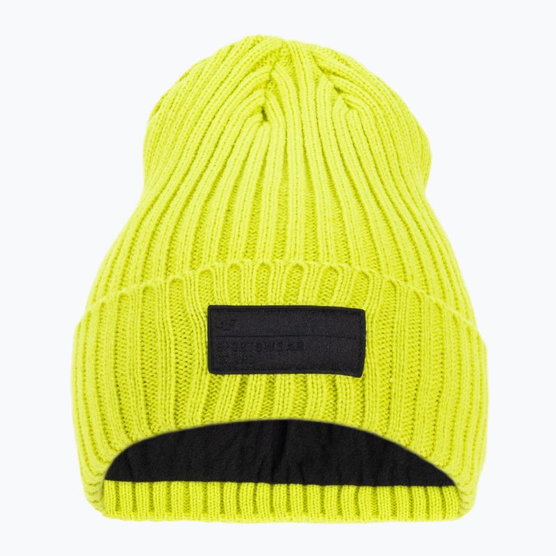 Men's winter beanie 4F green H4Z22-CAM013 2