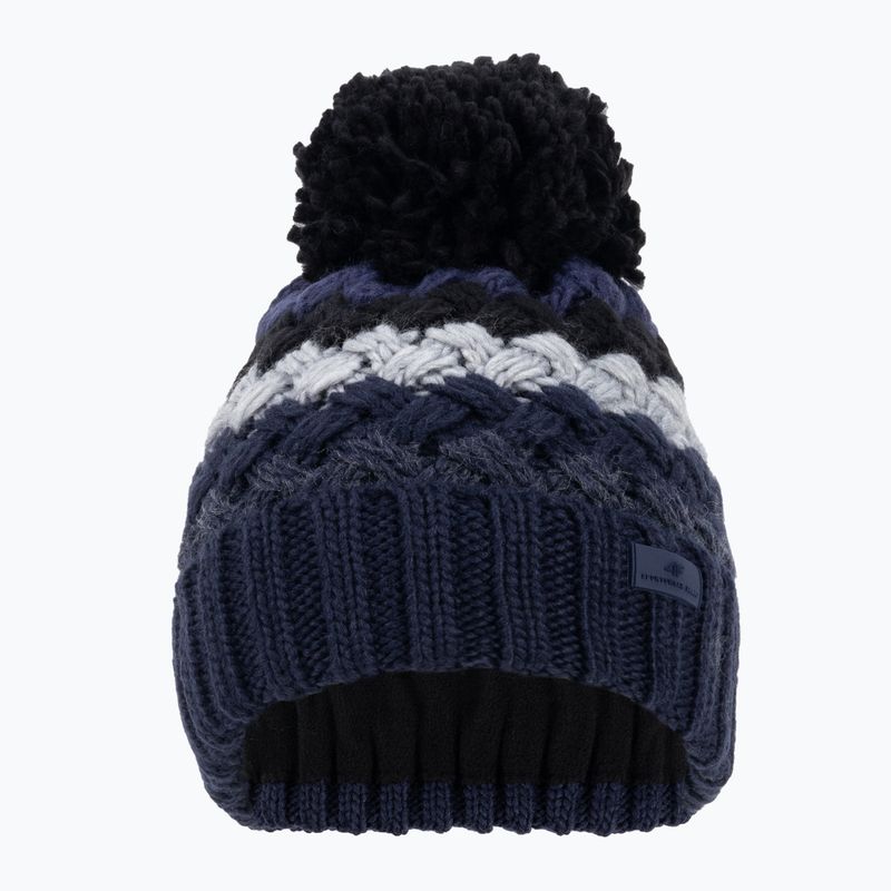 Men's winter beanie 4F navy blue H4Z22-CAM014 2