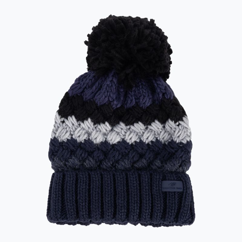 Men's winter beanie 4F navy blue H4Z22-CAM014 5
