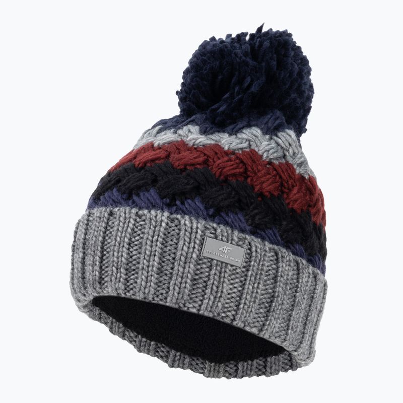 Men's winter beanie 4F grey H4Z22-CAM014 3