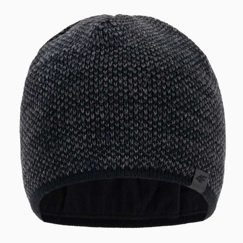 Men's winter beanie 4F black H4Z22-CAM015 2