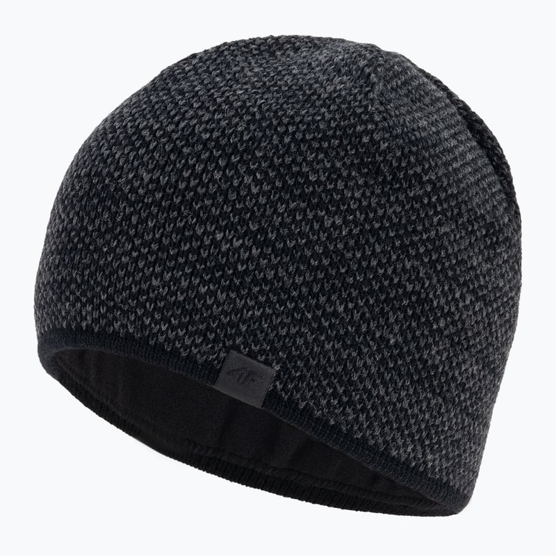 Men's winter beanie 4F black H4Z22-CAM015 3