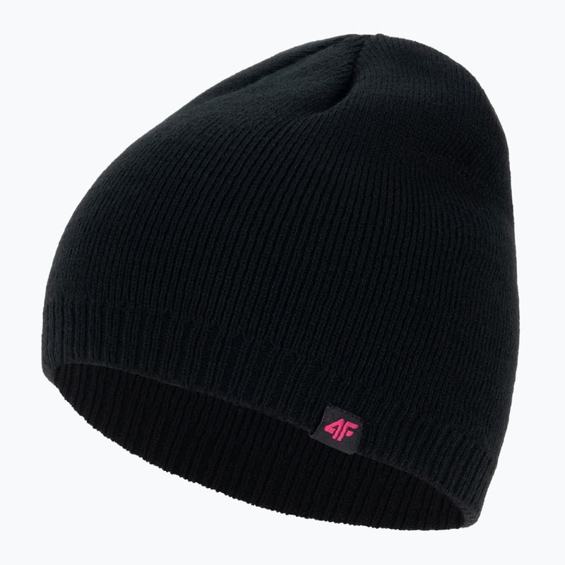 Women's winter beanie 4F black H4Z22-CAD001 3