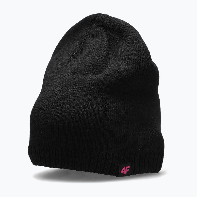Women's winter beanie 4F black H4Z22-CAD001 6