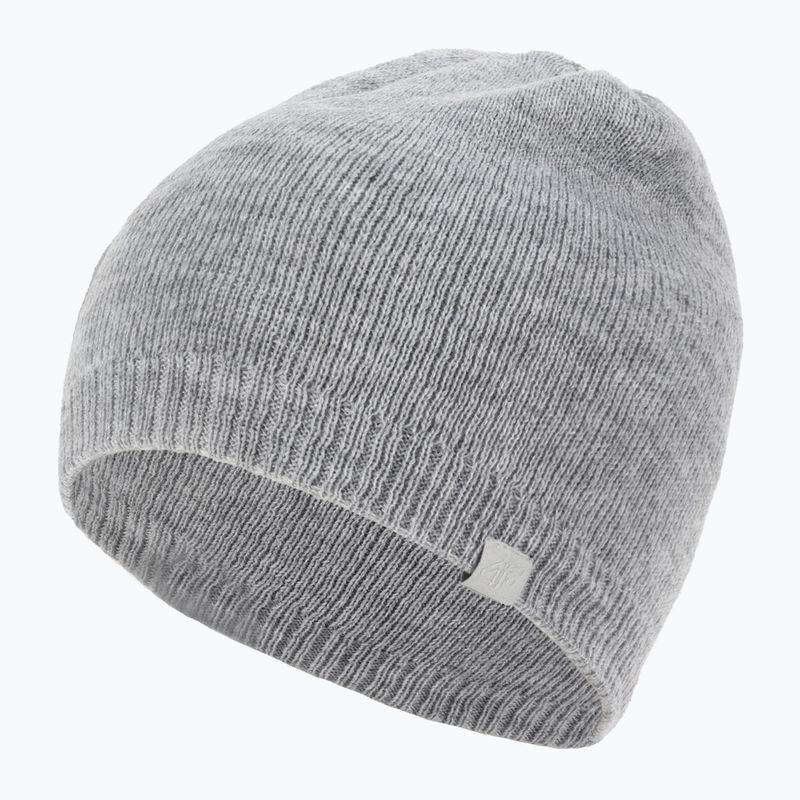 Women's winter beanie 4F grey H4Z22-CAD001 3