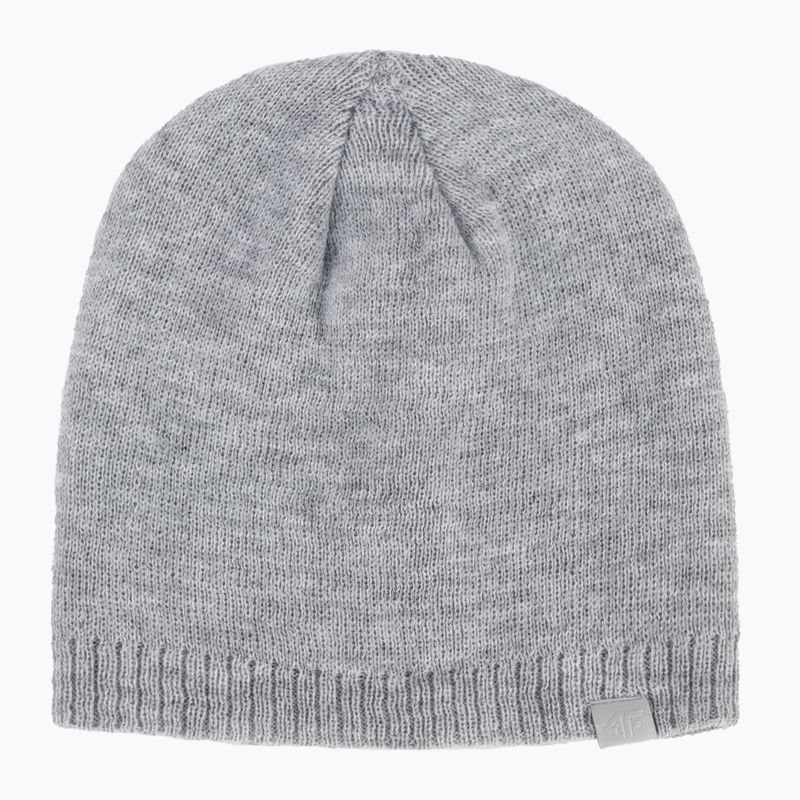 Women's winter beanie 4F grey H4Z22-CAD001 5