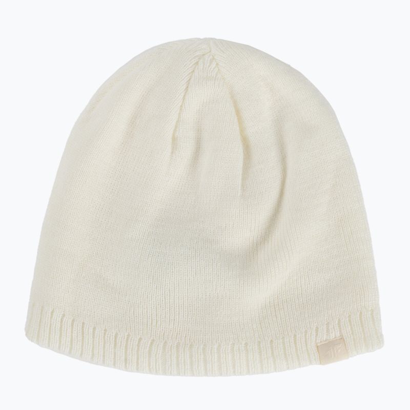 Women's winter beanie 4F white H4Z22-CAD001 5