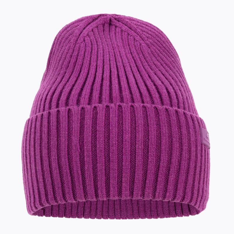 Women's winter beanie 4F purple H4Z22-CAD004 2