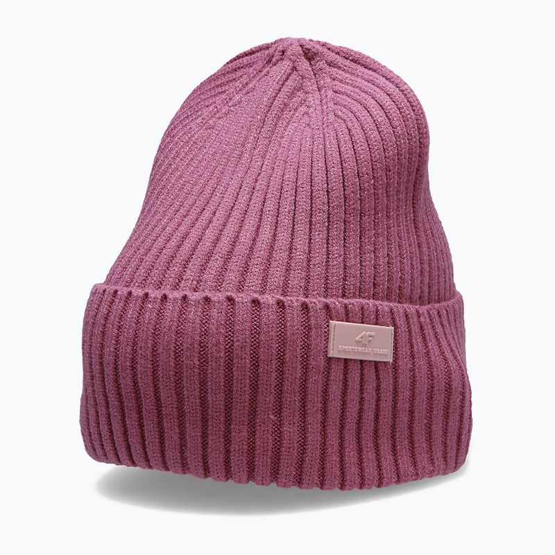 Women's winter beanie 4F pink H4Z22-CAD004 6
