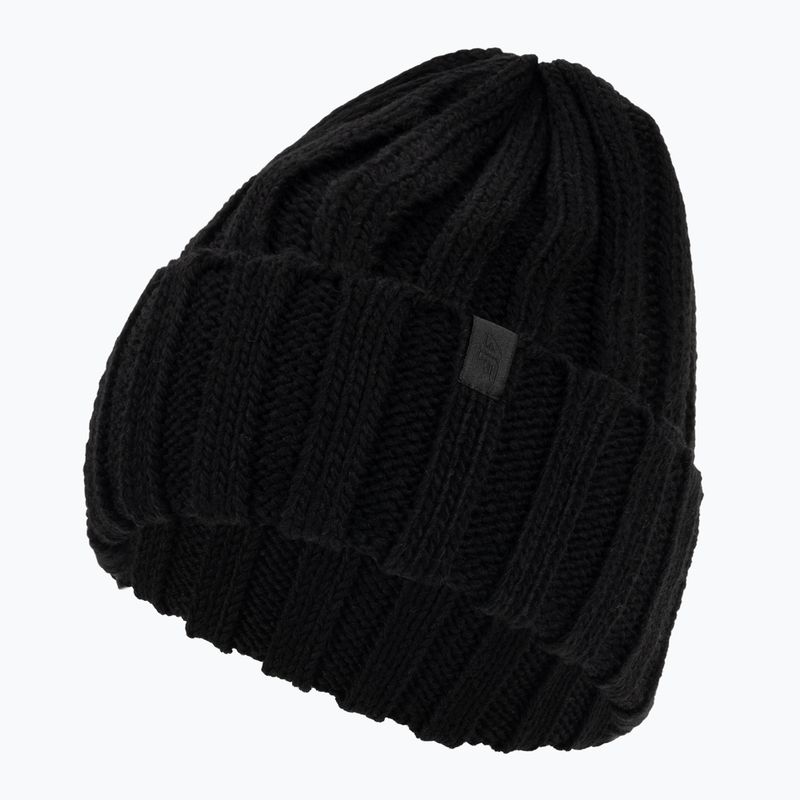 Women's winter beanie 4F black H4Z22-CAD016 3