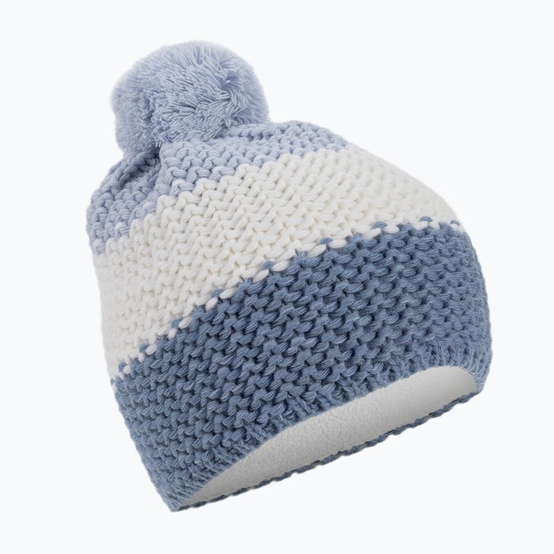 Children's winter beanie 4F blue and white HJZ22-JCAD006