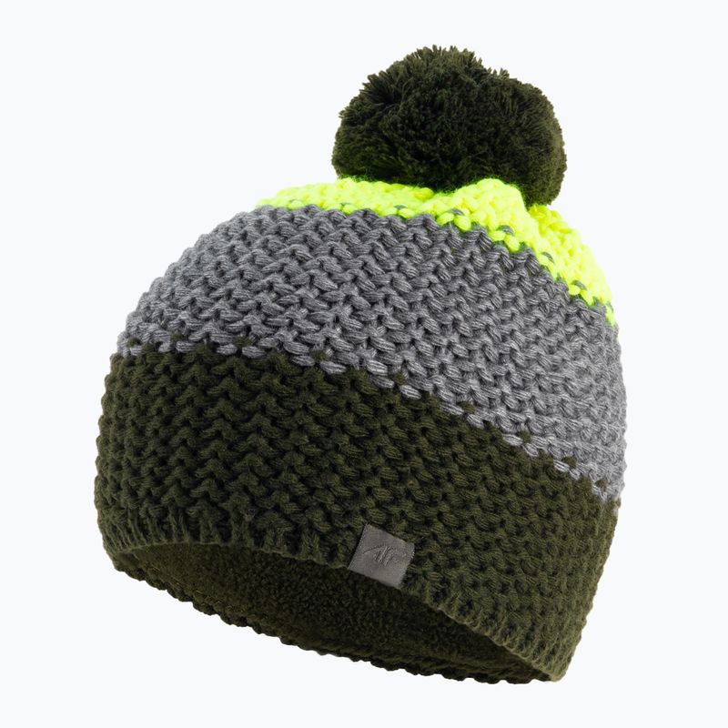 Children's winter beanie 4F green-grey HJZ22-JCAM006 3