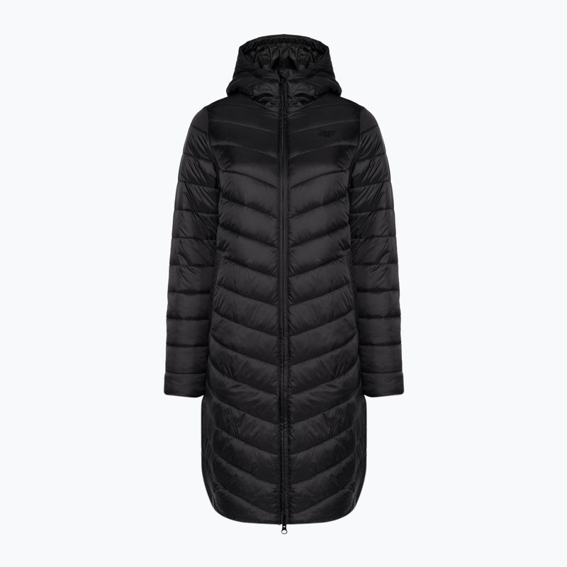 Women's down jacket 4F black H4Z22-KUDP015 3