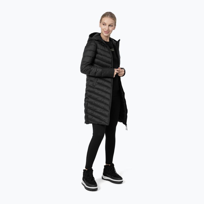 Women's down jacket 4F black H4Z22-KUDP015 2