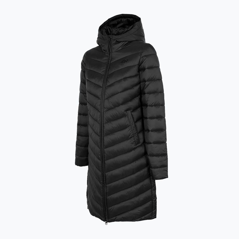 Women's down jacket 4F black H4Z22-KUDP015 7