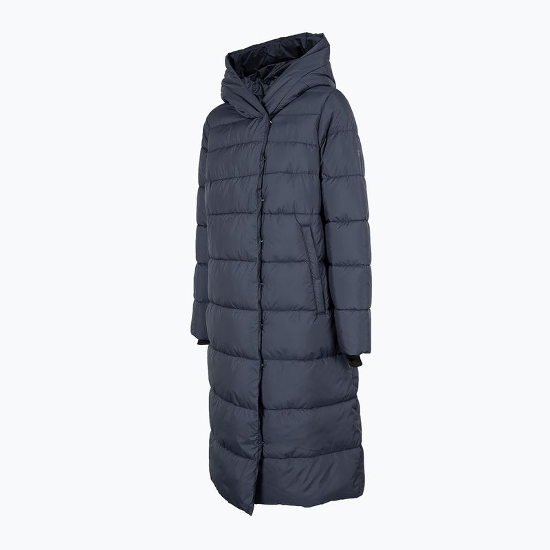 Women's down jacket 4F grey H4Z22-KUDP018 11