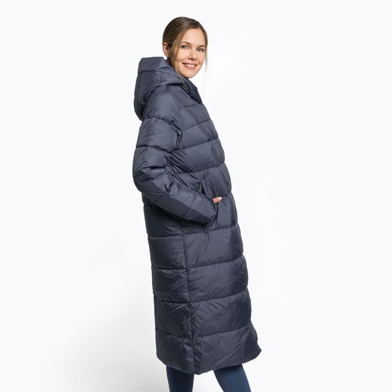 Women's down jacket 4F grey H4Z22-KUDP018 3