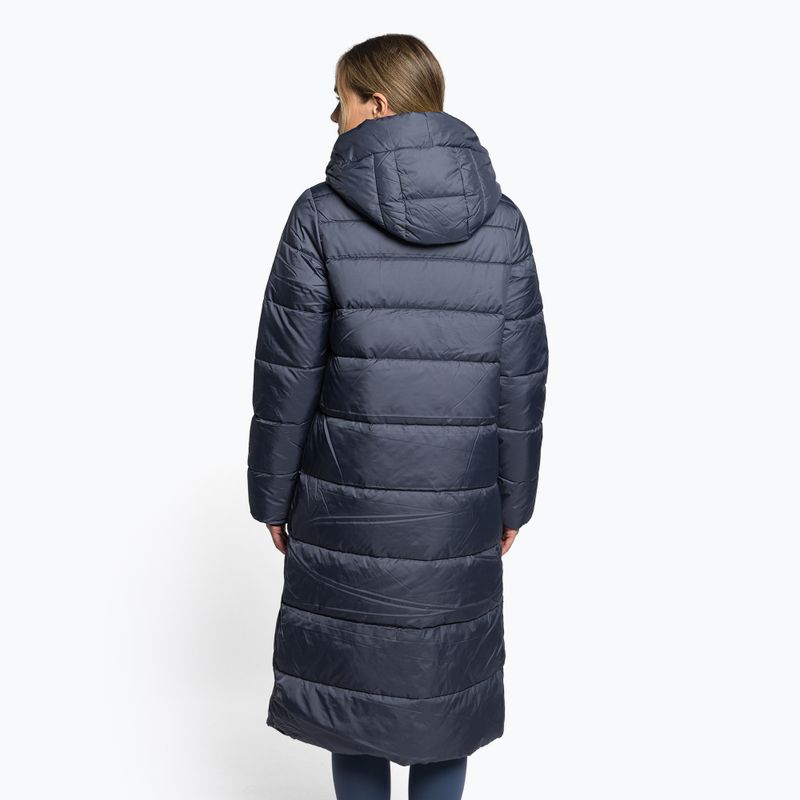 Women's down jacket 4F grey H4Z22-KUDP018 4