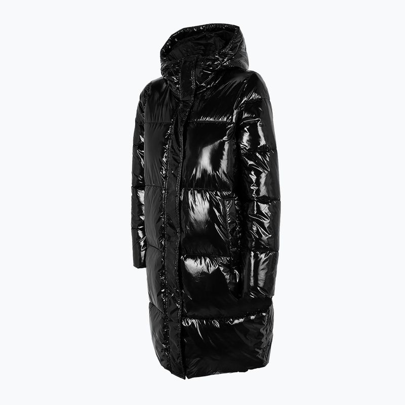 Women's down jacket 4F black H4Z22-KUDP011 3