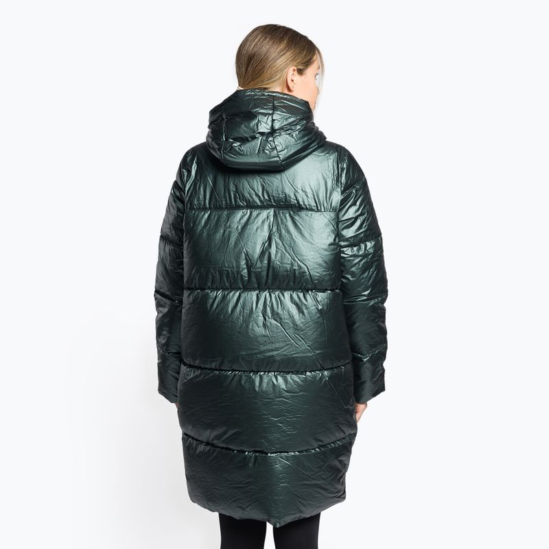 Women's down jacket 4F green H4Z22-KUDP011 4