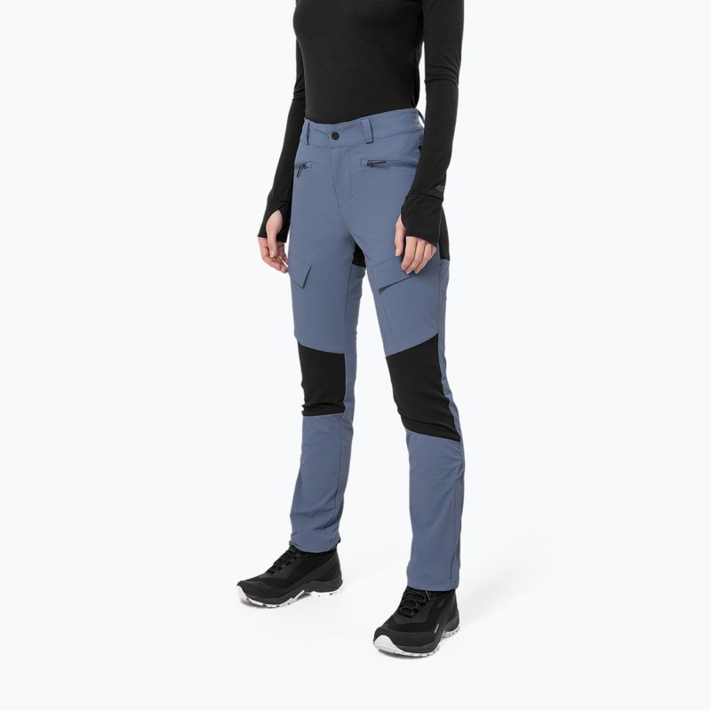 Women's trekking trousers 4F grey H4Z22-SPDTR062