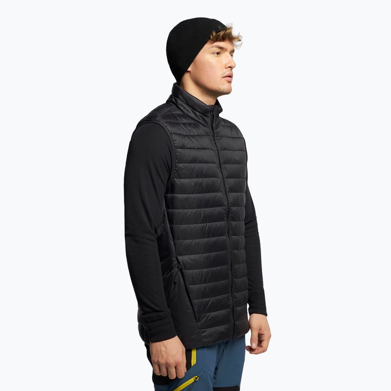 Men's 4F trekking waistcoat black H4Z22-KUMP001 3