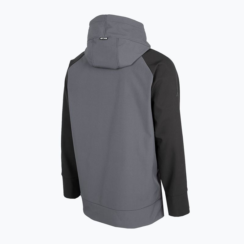 Men's 4F snowboard jacket graphite H4Z22-SFM001F 8