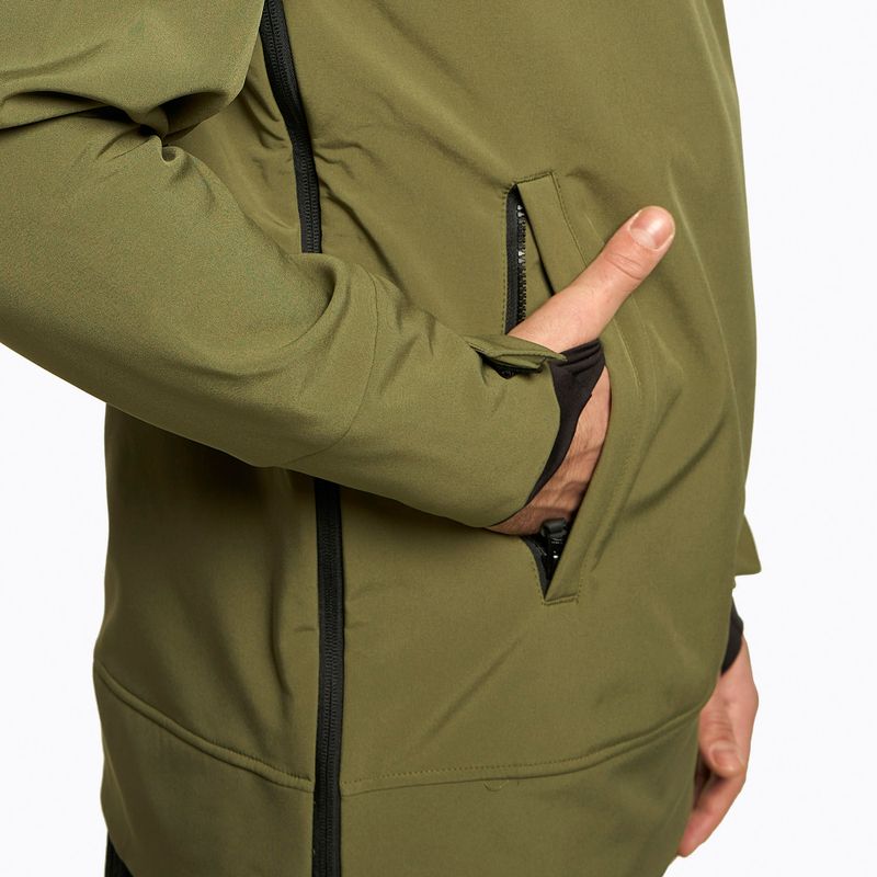 Men's 4F khaki snowboard jacket H4Z22-SFM001F 5
