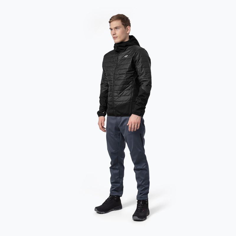 Men's 4F hybrid jacket black H4Z22-KUMH060 2