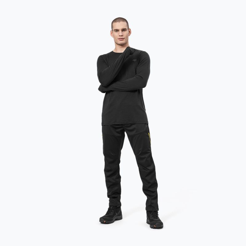 Men's 4F membrane trousers black H4Z22-SPMTR061 2